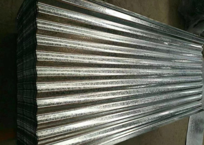 Corrugated GI Steel Coil Regular Zero Spangle Roofing Sheet Dx51d Z100
