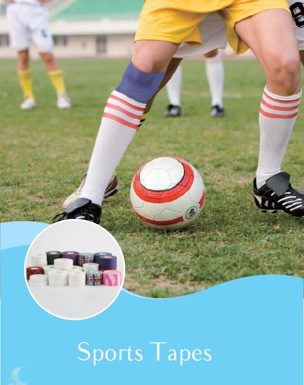 Athletic Adhesive Tape Sport Prorous Rigid Sports Tapes for Leg Guard & Hand Guard