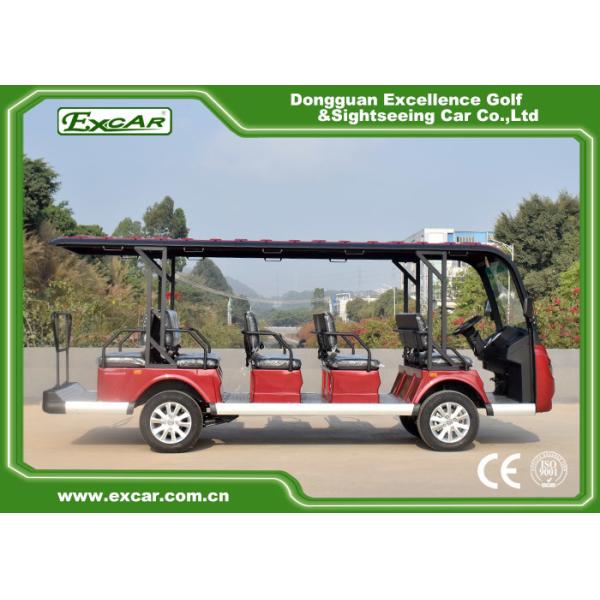 Fashion 14 Person Electric Sightseeing Bus , Max forward speed 45km/h