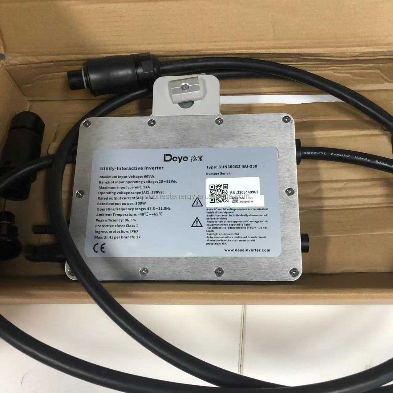 Deye 300W 400W 600W 800W Micro Inverters Deye Single Phase Solar Hybrid Inverter Deye Solar Inverter