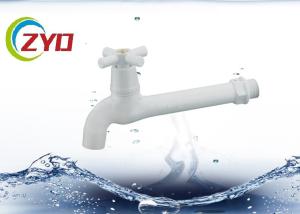 China White Plastic Bibcock Taps For Washing Machine Plastic Nozzle Lead Free wholesale