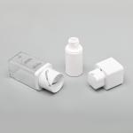 Liquid Foundation Dispenser PET Plastic Bottle Transparent Double Wall 15ml 30ml