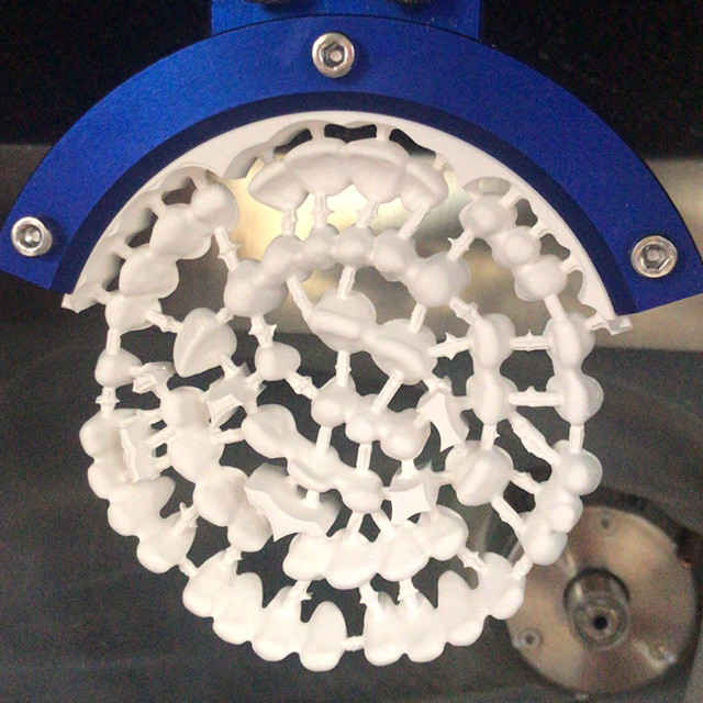 Vertical Horizontal Zirconia Milling Machine Five Axis For PMMA Peek Blocks