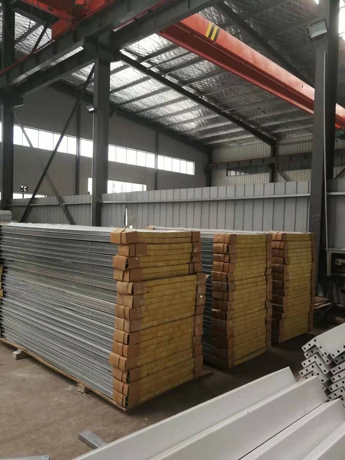 50 - 200mm Insulated Sandwich Panel Heat / Sound Insulation Fire / Water Proof