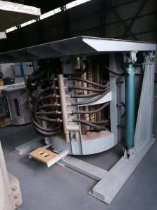 China Medium Frequency Hydraulic Steel shell furnace KGPS-1200KW/ 1500kg wholesale