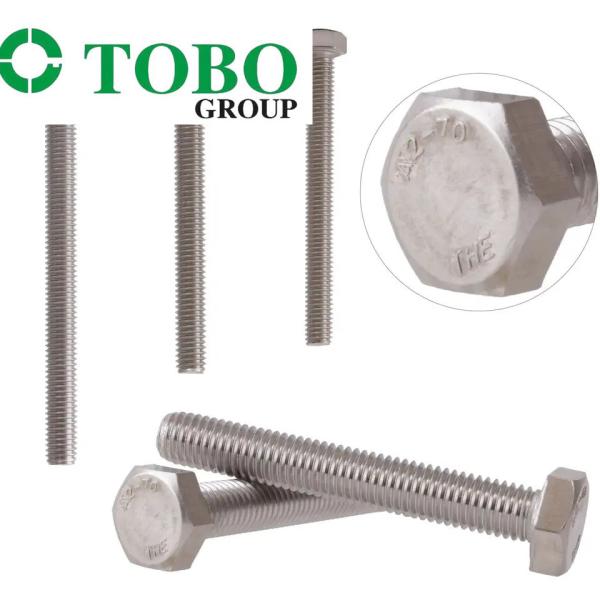 Stainless Steel 304 316 316L DIN 931 DIN 933 A2-70 Stainless Steel Bolts SS