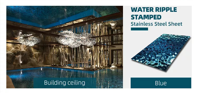 PVD Coating Stamped Stainless Steel Sheet Customized For Hotel Decoration