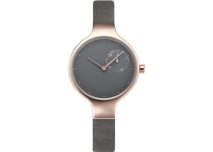 China Elegant Diamond Face Watch , Diamond Quartz Ladies Watch Leather Band wholesale