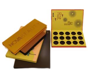 China Cardboard Cosmetic Packing Box For Eyeshadow Palette with Stamping wholesale