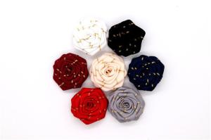 China Beautiful Satin Ribbon Flowers Special Cloth Material For Shoes wholesale