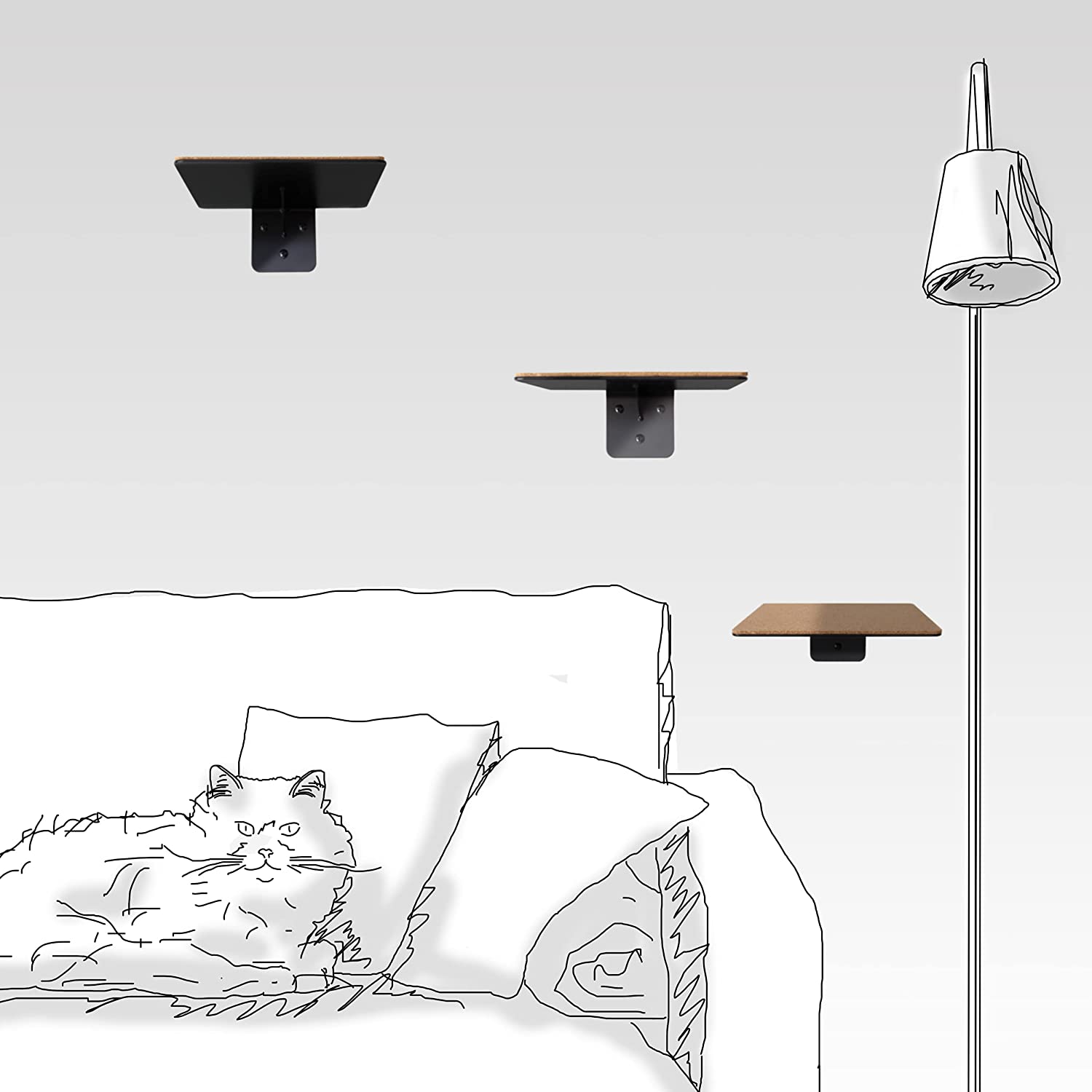 Offering Small Animals the Opportunity to Climb and Observe Black Powder Coated Design