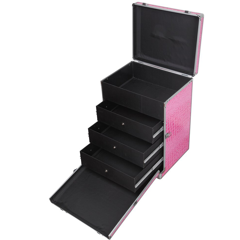 Professional aluminum makeup beauty case