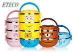 Safety Stainless Steel Bento Box Multi Layer Food Container Oxidation Resisting