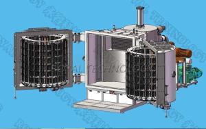 China Car Mirror Magnetron Sputtering Coating Machine , Chrome Mirror PVD Sputtering Machine wholesale