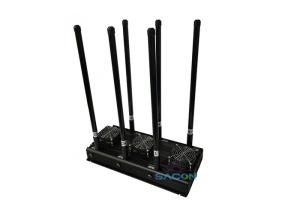 China 100 Watt 6 Channels 3G 4G Signal Jammer For Prisons / Conference Rooms wholesale