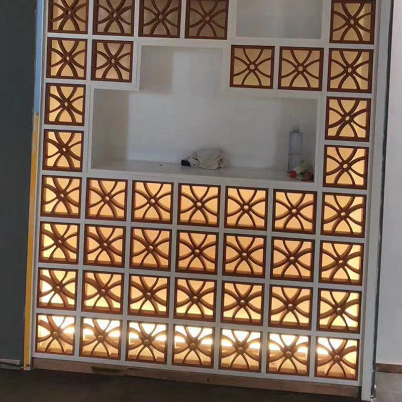 Jali Garden Decorative Terracotta Tiles Handmade 200mm Indoor Wall Block