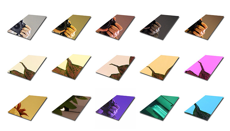 1219MMx2438MM JIS 201 304 316 Anti-Fingerprint Finish Black Mirror Stainless Steel Sheets