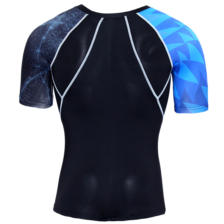Military Long Sleeve Rash Guard Environmental Friendly Material Flatlock Stitching
