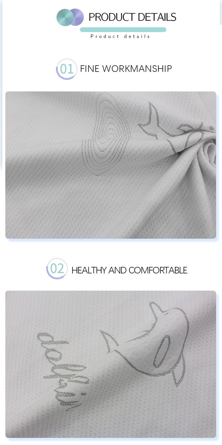 Mattress Pillowcase Knitted Jacquard Fabric Air Layer Yarn Dyed