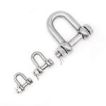 304 316 Stainless Steel Anchor D Shackle Corrosion Resistance