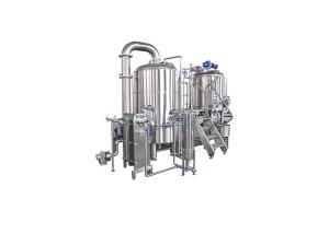 China 500 Liters Capacity 2 Vessel Brewing 2.00MM Thickness SS For Industrial Beer Brewery wholesale