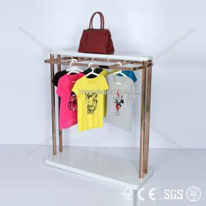 China Eco material paper t shirt display,garment display rack,cloth display wholesale