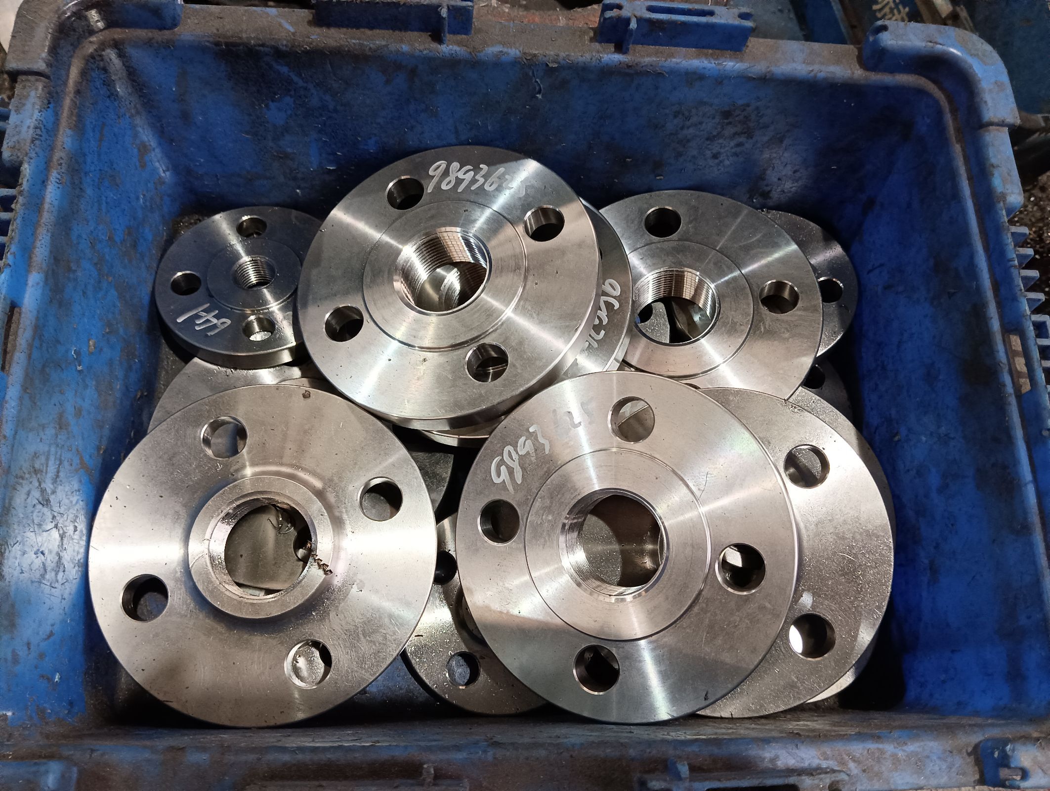 NXF 1.4534 S13800 ASTM A564/A564M AMS 5629 13-8Mo Thread Flanges DN15-1200 Class150-2500lb DIN Standard Welding Plate Flange
