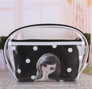 China Recyclable PVC Resealable Packaging Bags With Zipper Beauty Cosmetic Storage wholesale