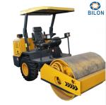 Yellow 3.5 Ton Single Drum Vibrator Road Roller With 22kw Diesel Engine