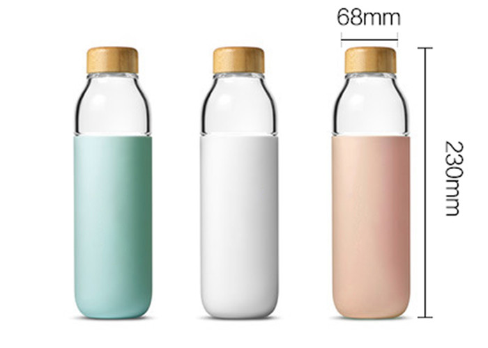Clear Unbreakable Glass Water Bottle SGS CE Certification OEM ODM Service