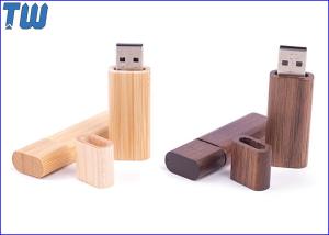 China Natural Wooden 16GB USB Disk Drive Long Stick Smooth Finished wholesale
