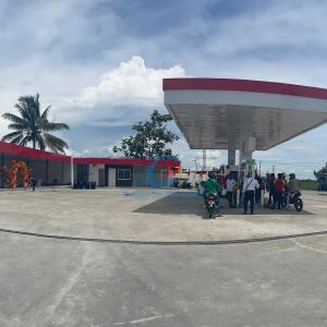China Light Steel Structure Gas Station Prefabricated Steel Modular Construction wholesale