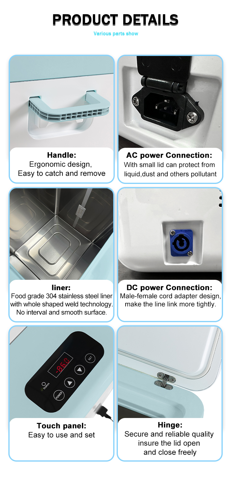 25L Horizontal Deep Ultra Low Temperature Freezer -86 Degree with and CE/ISO 9001