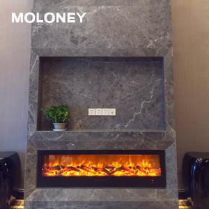China Adjustable Wall Mounted Electric Fireplace Burning Flame Manual Panel wholesale