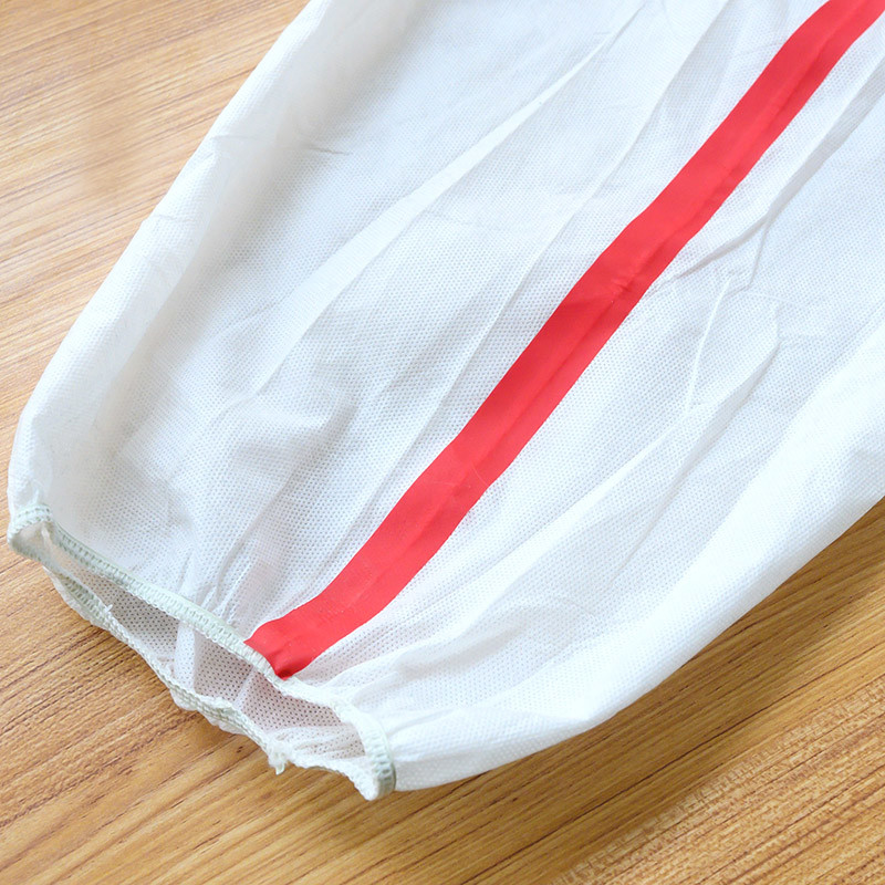 Non Woven Protective Sms Hazmat Suit Lightweight Insulated Taped Disposable Overalls For Asbestos Removal