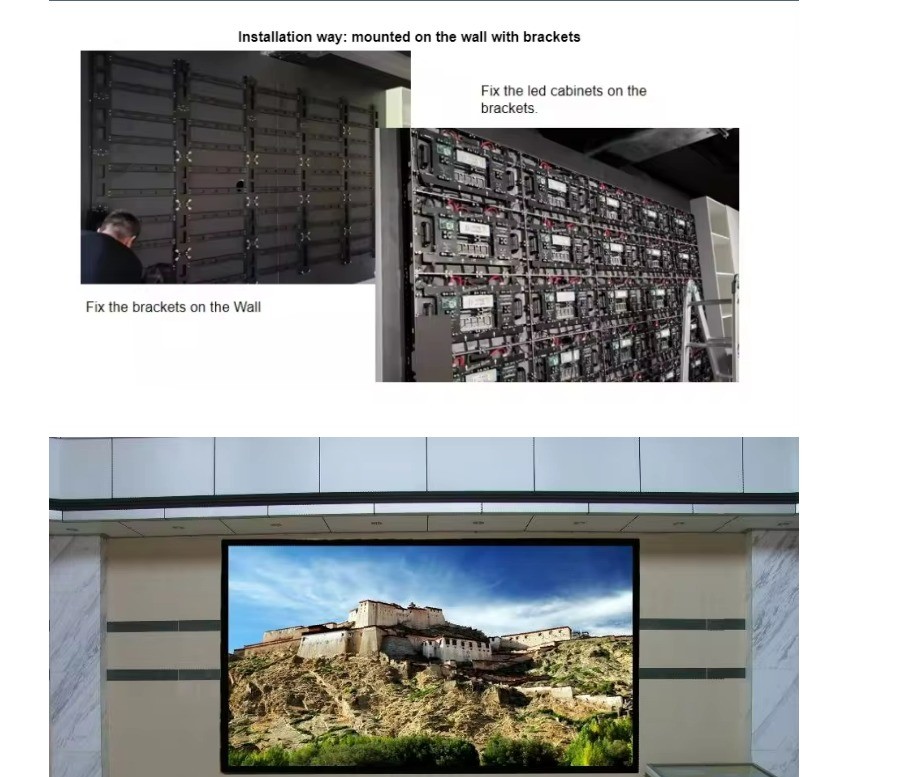Full Color Fine Pitch P1.25 COB LED Panel Display With Die Casting Aluminum Cabinet