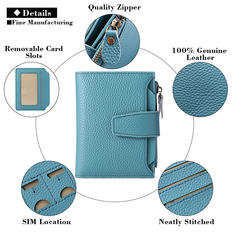 Low MOQ Mix Models Advantage Fashion Women Wallets Customized by Manufacturers