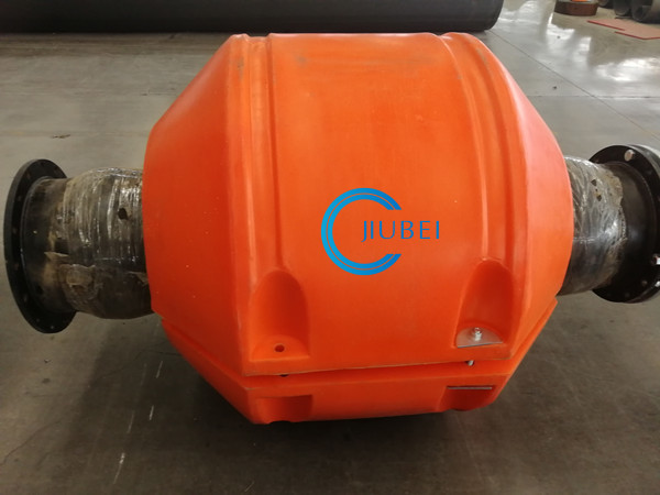 Hot Galvanised Dredging Pipe Floats Easy Installation Impact Resistance Stainless Steel Bolts