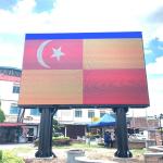 Iron Cabinet IP65 Waterproof Outdoor P10 Led Panel Displays