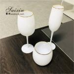 White Wine Champagne Water Glasses Decor Wedding Glassware Event