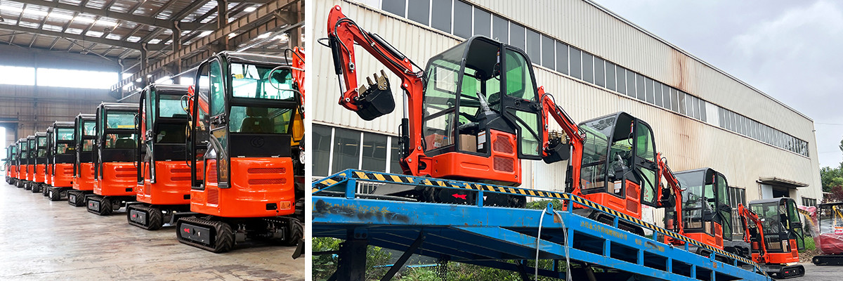 Mini Small Micro Digger Excavator Anti Collision 2 Ton Mini Excavator