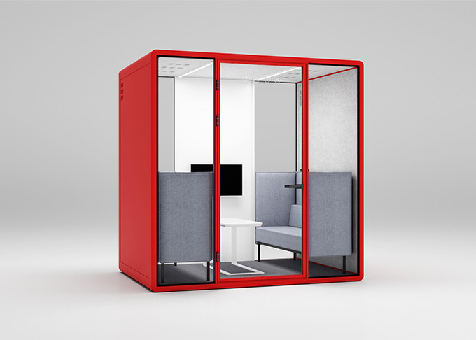 Practice instrument soundproof room silent pods with laminate glazed office pods