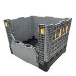 Shipping foldable plastic collapsible 1000x1000x1000 industri plastic pallet bin