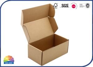 China Logo Printed E Flute Kraft Paper Corrugated Mailer Box wholesale