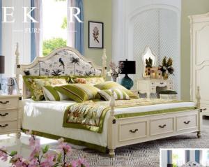 China Shen Zhen Bedroom Furniture King Size French Bed wholesale