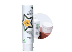 China Matte White Squeeze Plastic Cosmetic Tube 3.3oz For Sunscreen With Flip Cap wholesale