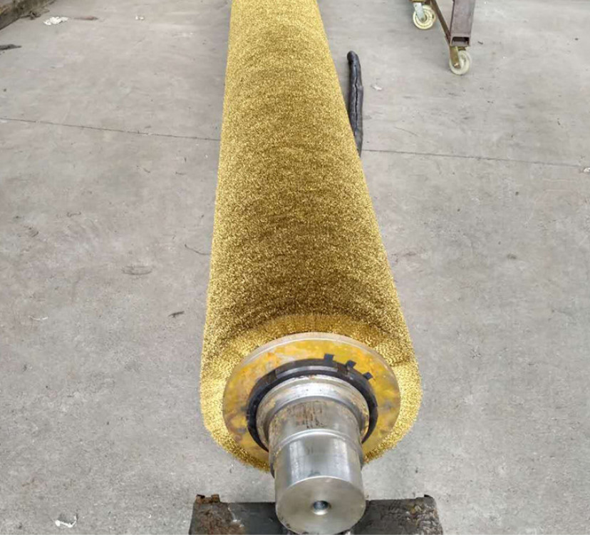 Wire Roller Winding Metal Wire Brush Roller Stainless Steel Wire Copper Plated Wire