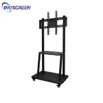 86in Interactive Whiteboard Stand 150KG Flat Panel Mobile Rolling Flat Screen Tv