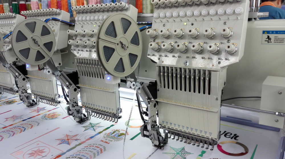 Multipurpose Single Sequin Embroidery Machine , Industrial Monogramming Machine