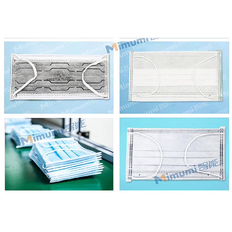 Welding Outer Earloop Face Mask Manufacturing Machine For 3 Ply Face Mask